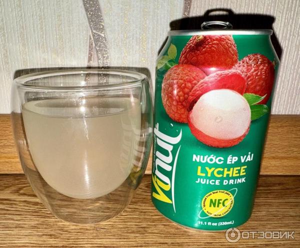 Отзыв о Сок Vinut Личи | Обычная сладковатая вода мутно-белого цвета ...