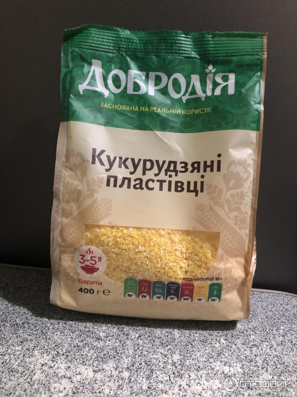 Отзыв о Хлопья кукурузные "Добродия" | Преимущество в скорости ...