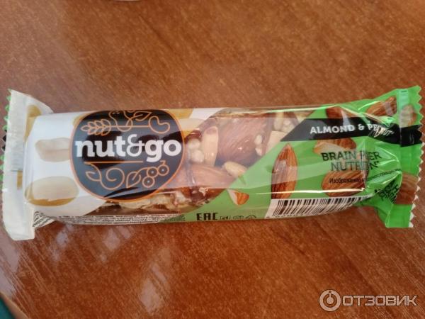 Отзыв о Миндально-арахисовый батончик Nut&Go с арахисовой пастой ...