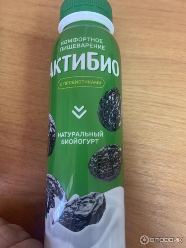 Отзыв о Биойогурт Актибио "Чернослив" питьевой с пробиотиками | Вкусный ...