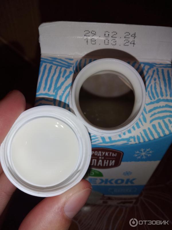 Отзыв о Напиток кисломолочный йогуртный Продукты из Елани "Снежок ...