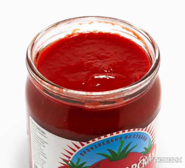 Отзыв о Томатная паста Кубанский продукт | Не самый удачный вариант.