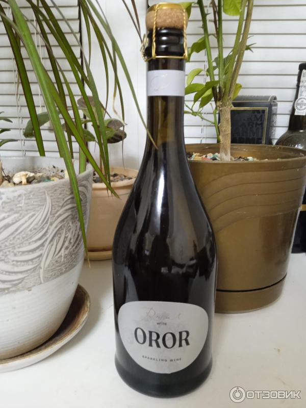 Отзыв о Игристое вино белое брют OROR | По акции до 300 вообще чудесный ...