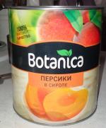 Персики в сиропе Botanica фото