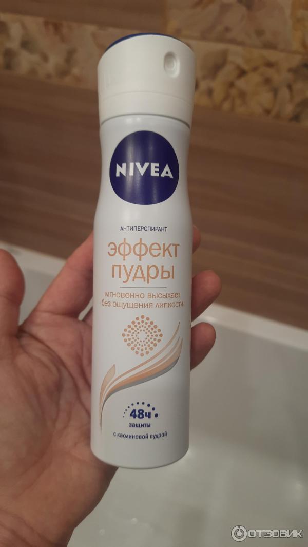 Дезодорант-антиперспирант Nivea Эффект пудры спрей фото