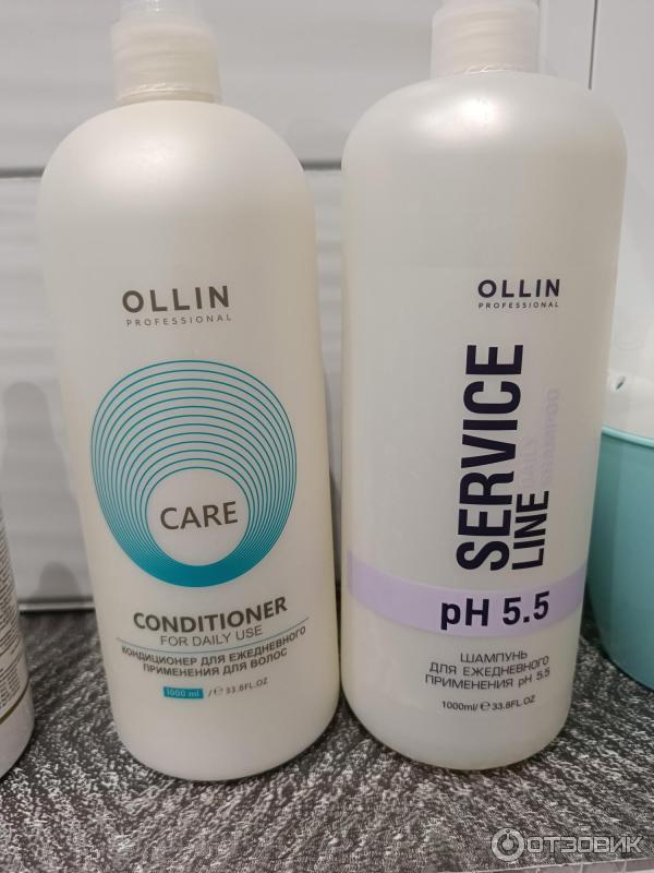 Шампунь Ollin Professional Service Line Shampoo-Peeling Ph 7.0 фото