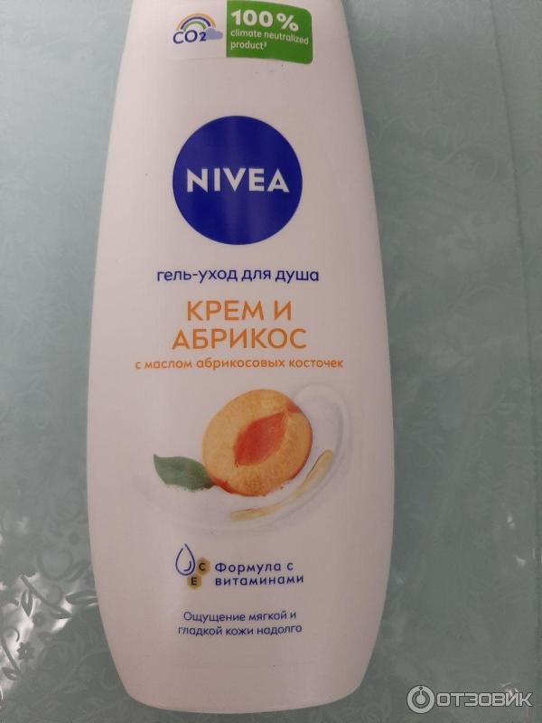 Гель-крем для душа Nivea Крем абрикос фото