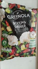 Замороженная овощная смесь Морозко Greenola 8 овощей фото
