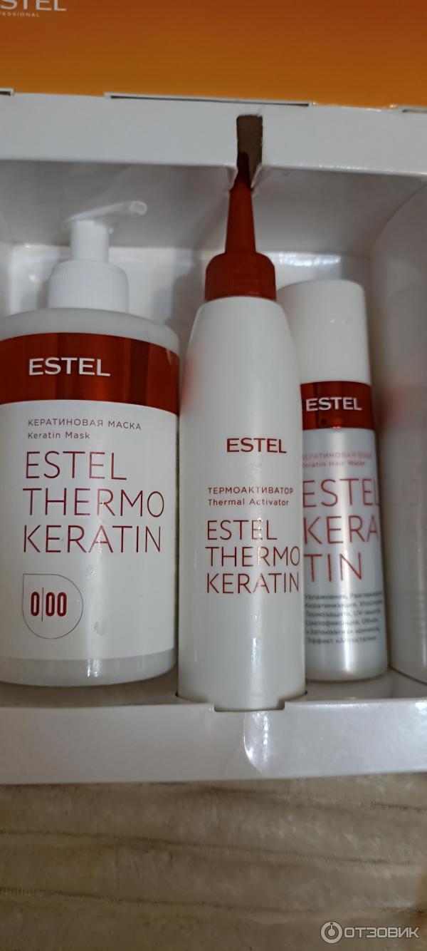 Восстанавливающий набор для волос Estel Thermo Keratin фото