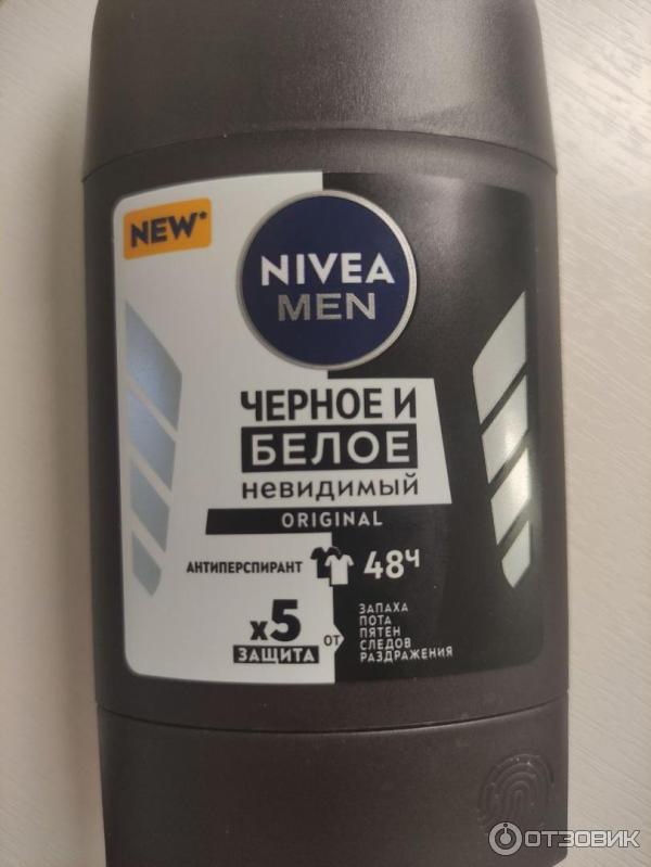 Антиперспирант мужской Nivea Men Невидимый для черного и белого фото