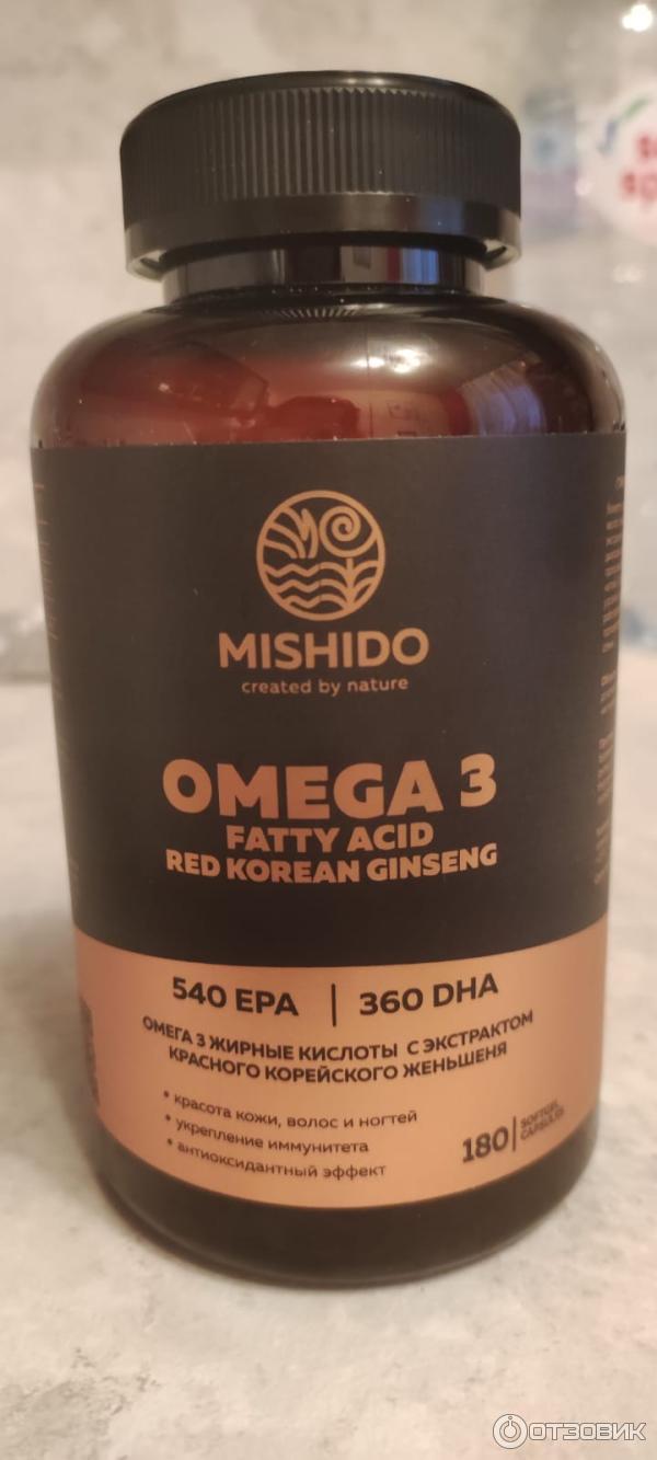 Отзыв о БАД Mishido Omega-3 | Витамины нам важны и нужны