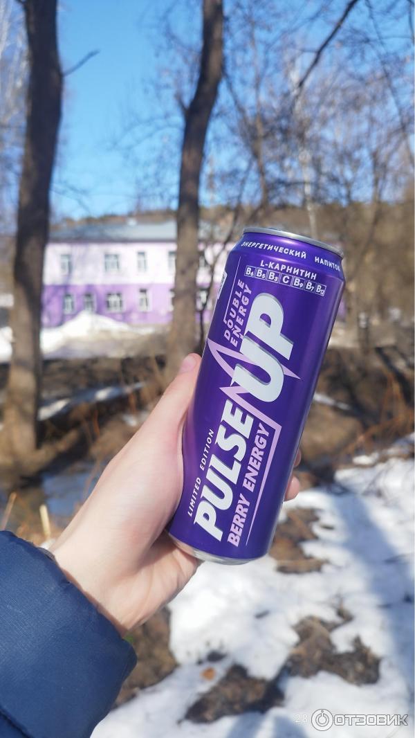 Отзыв о Энергетический напиток PULSE UP BERRY ENERGY | Газированный ...