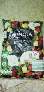 Замороженная овощная смесь Морозко Greenola 8 овощей фото