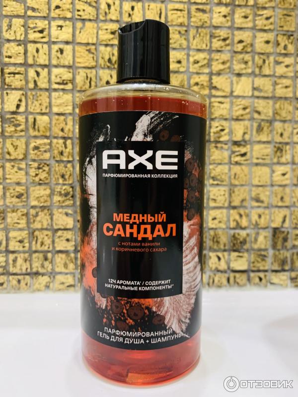 AXE парфюмированный гель для душа и шампунь (2в1) Медный сандал, 400 мл фото