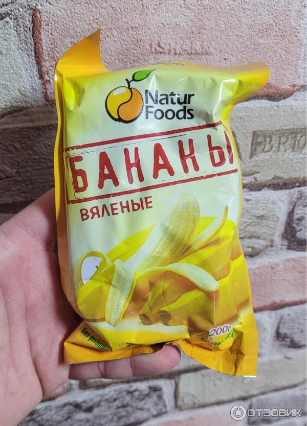 Бананы вяленые Natur Foods фото