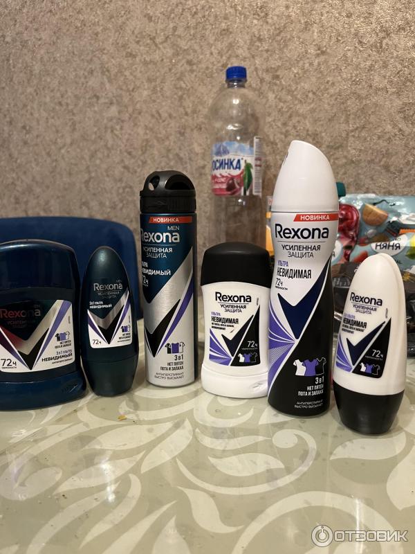 Антиперспирант шариковый Rexona 3 в 1 ультраневидимая фото