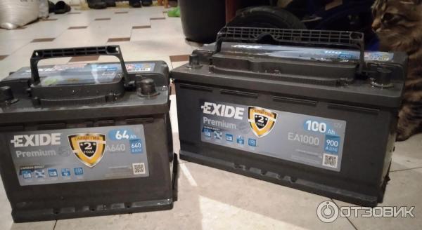 Автомобильный аккумулятор EXIDE Premium EA640 12V 64Ah 640A R фото