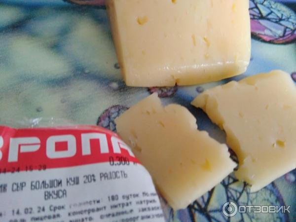 Отзыв о Сыр Радость вкуса "Большой куш" | Непривередливость в еде на ...