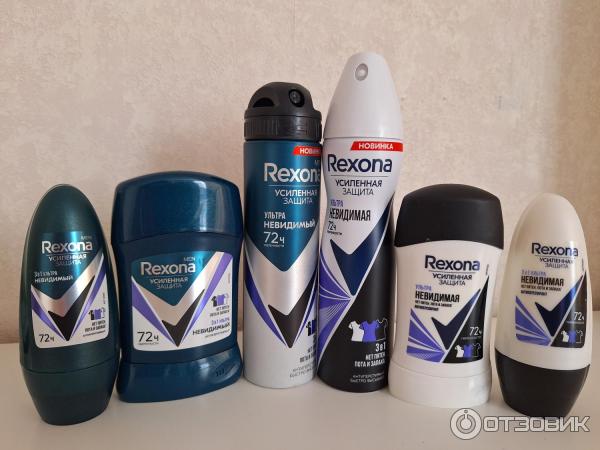 Антиперспирант шариковый Rexona 3 в 1 ультраневидимая фото