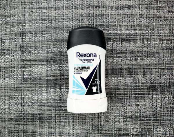 Антиперспирант-карандаш Rexona MEN Невидимый на черном и белом фото