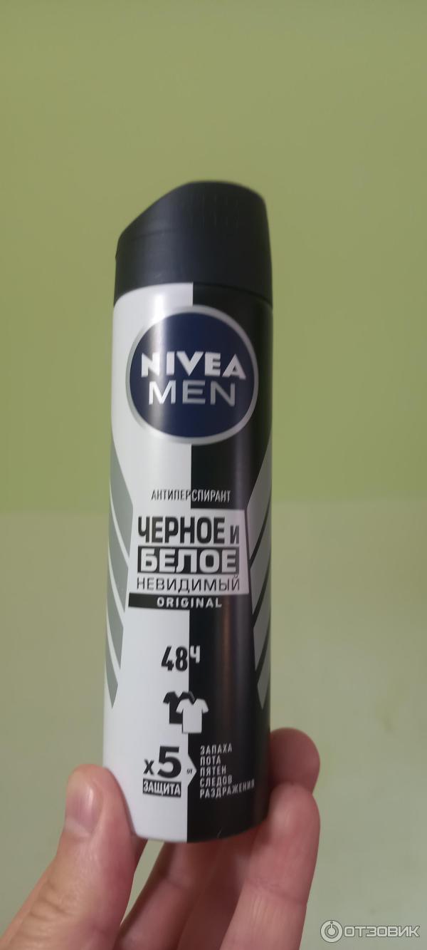 Антиперспирант Nivea men невидимый черное и белое 48 часов фото