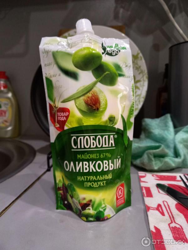 Майонез Слобода Оливковый фото