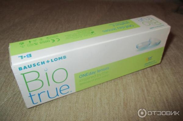 Однодневные контактные линзы BauschLomb Biotrue ONEday фото