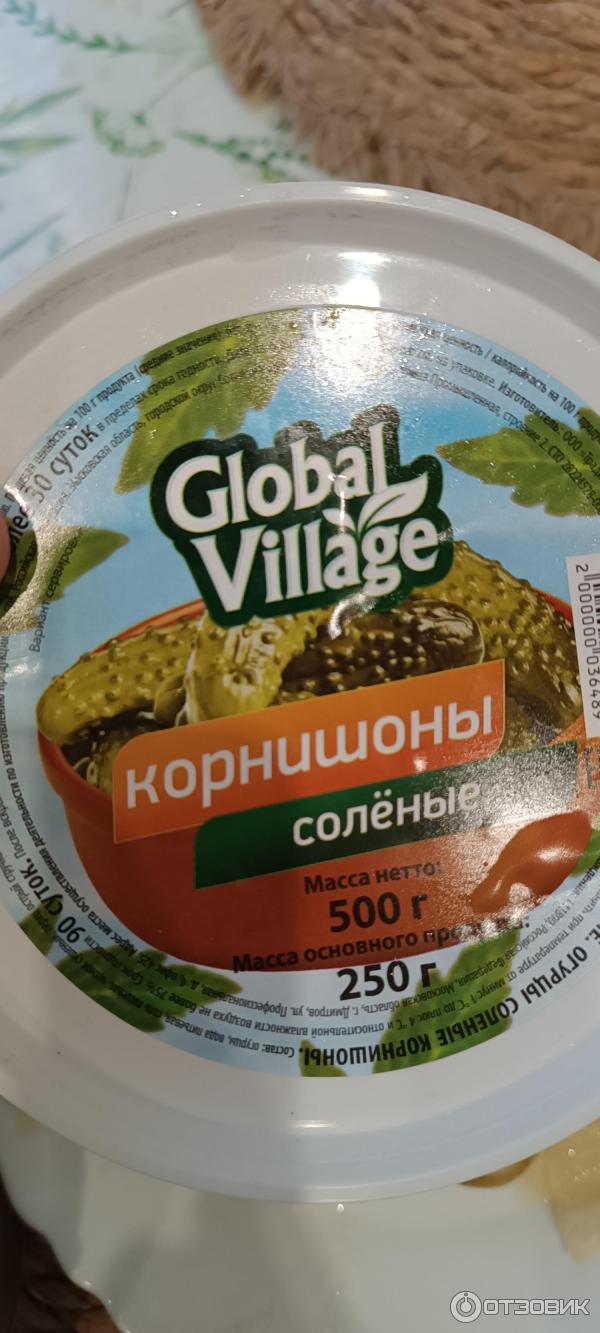 Корнишоны соленые Global Village фото