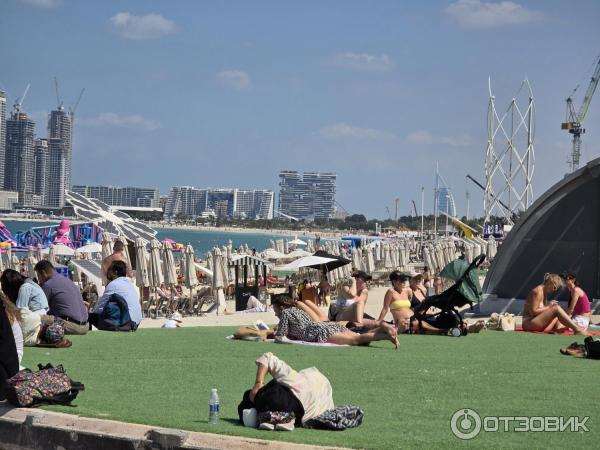 Пляж Jumeirah Beach Residence (ОАЭ, Дубай) фото