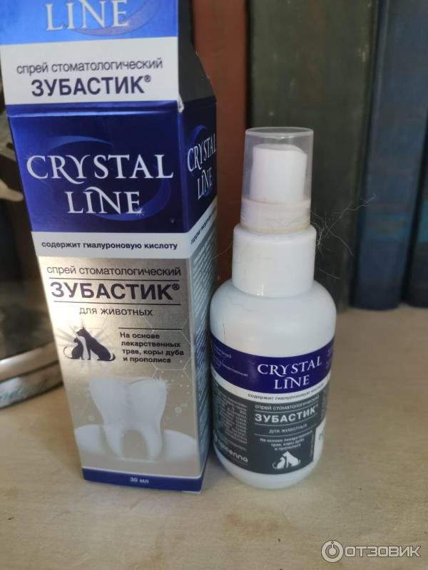 Спрей стоматологический для животных Crystal line Зубастик фото