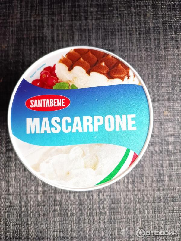 Сыр Бобровский сыродельный завод Mascarpone Santabene фото