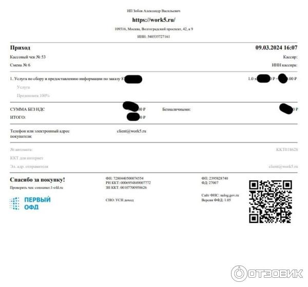 Отзыв о Wоrk5.ru - студенческие работы на заказ | Здорово помогают с ...