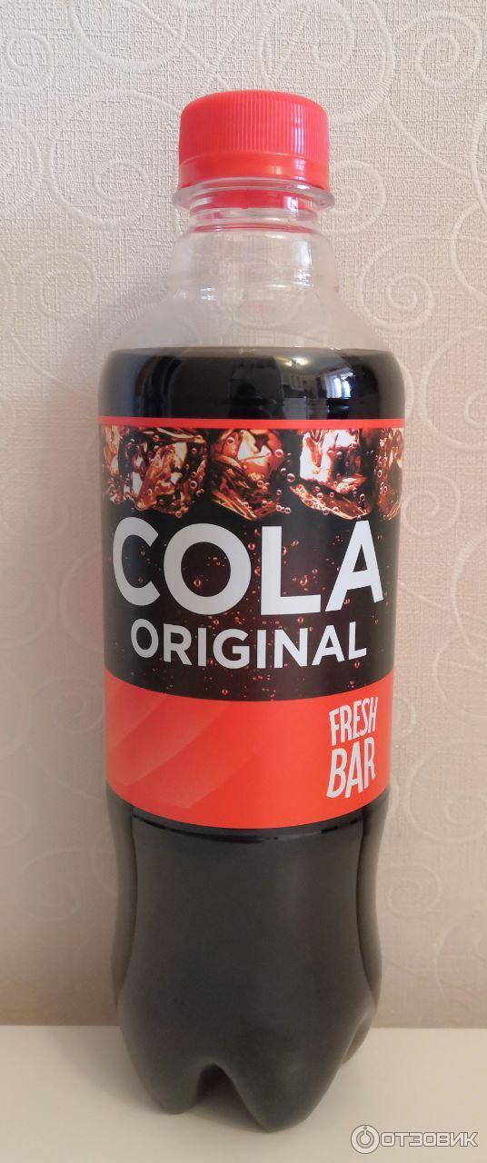 Отзыв о Напиток безалкогольный сильногазированный Fresh Bar Cola ...