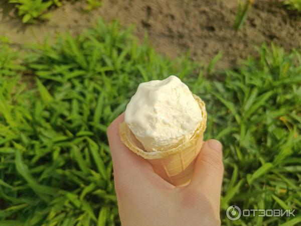Отзыв о Мороженое Сарафаново "Пломбир ванильный" в вафельном стаканчике ...