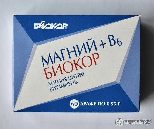 Отзыв о Бад Биокор "Магний В6" | Помощь нервной системе.