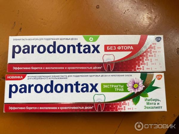 Зубная паста Parodontax без фтора фото