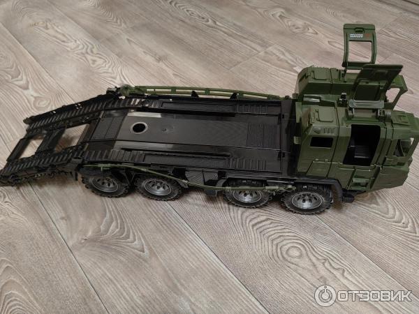 Игрушка Нордпласт Военный тягач Щит с кунгом фото