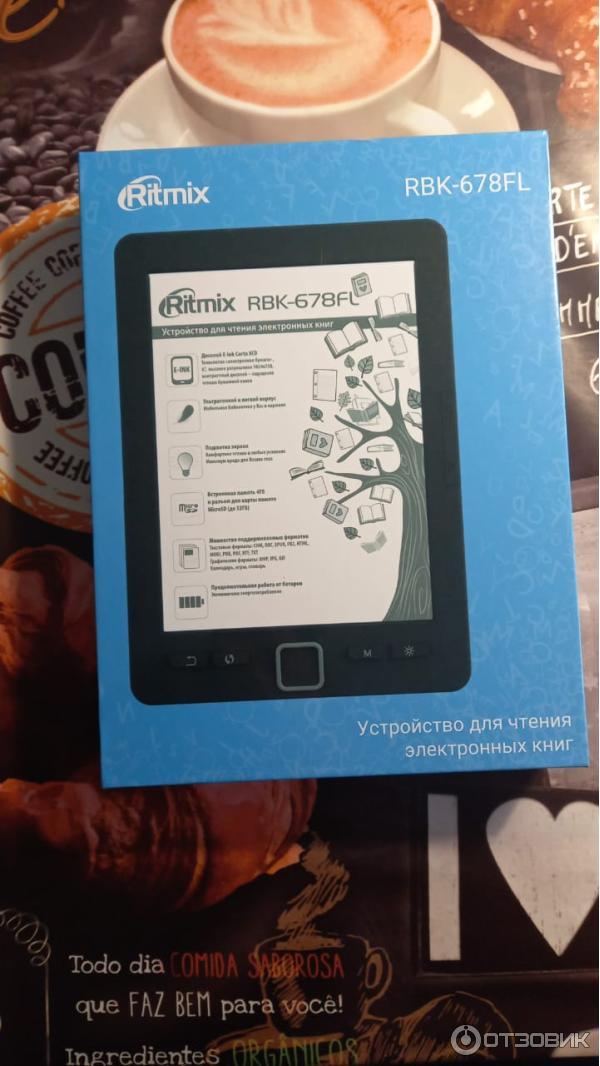 Электронная книга Ritmix RBK-678FL