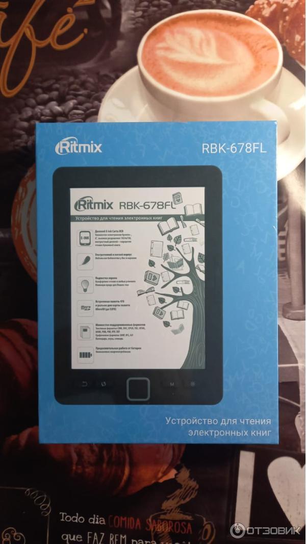 Электронная книга Ritmix RBK-678FL