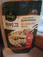 Дамплинги Bibigo "Королевские со свининой и овощами" фото