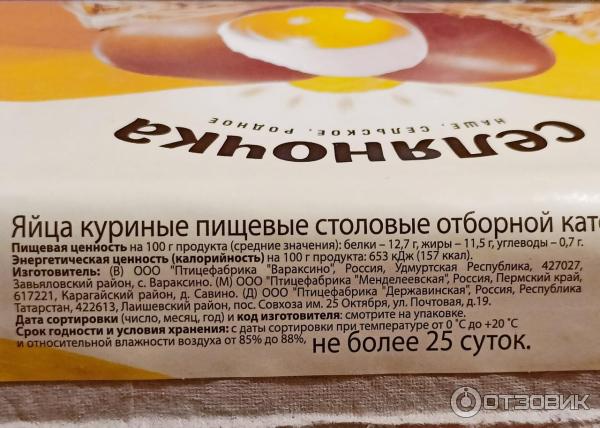 Отзыв о Яйцо куриное Селяночка С0 | Удачная покупка