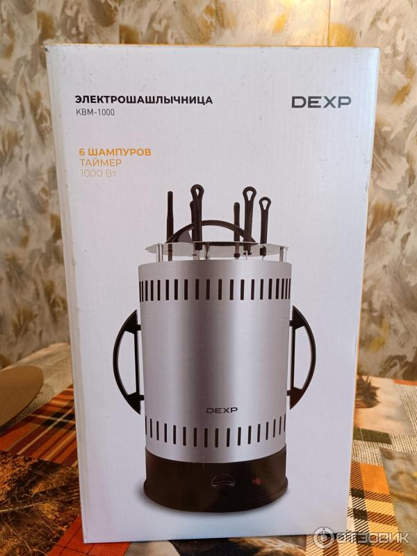 Электрошашлычница DEXP KBM-1000 фото