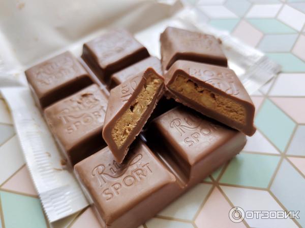 Отзыв о Молочный шоколад Ritter Sport "Карамельный мусс с миндалем ...