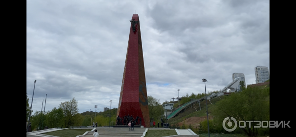 Парк победы нижний новгород фото Отзыв о Парк Победы (Россия, Нижний Новгород) Много экспонатов, открытие стелы.