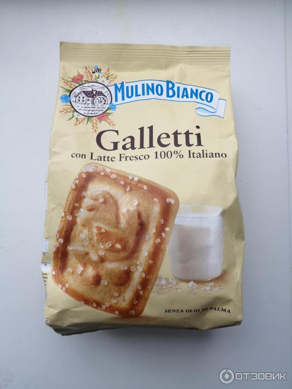 Отзыв о Печенье песочное Mulino Bianco Galletti | сладкое и рассыпчатое