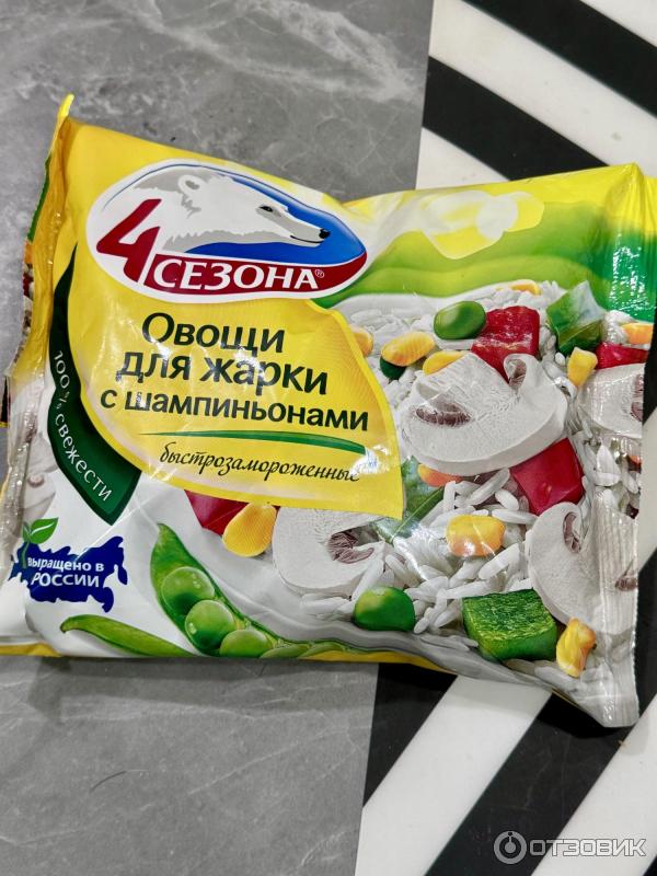 Отзыв о Смесь "4 сезона" Овощи для жарки с шампиньонами | Быстрое и ...