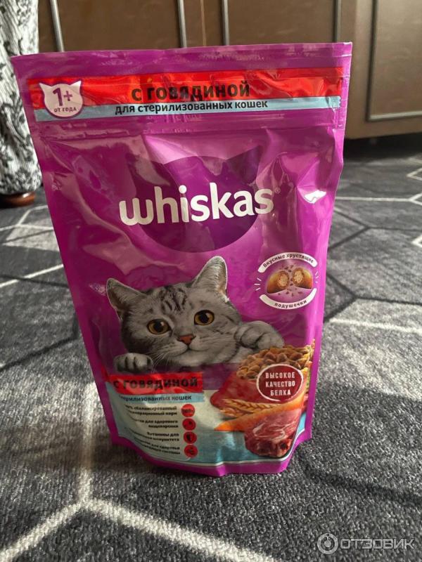 Корм Whiskas Для кастрированных котов и стерилизованных кошек фото