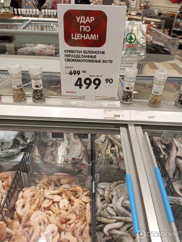 Отзыв о Креветки Белоногие неразделанные свежемороженые Эквадор Spar ...