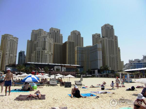 Пляж Jumeirah Beach Residence (ОАЭ, Дубай) фото