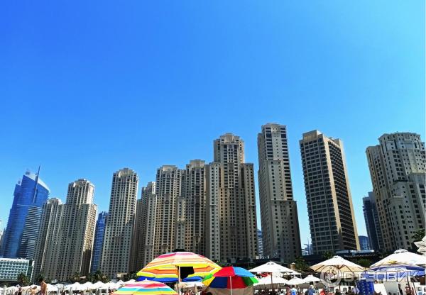 Пляж Jumeirah Beach Residence (ОАЭ, Дубай) фото